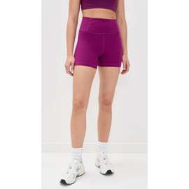 Free People Women's Never Better Bike Shorts, Deep Mulberry, Purple, S