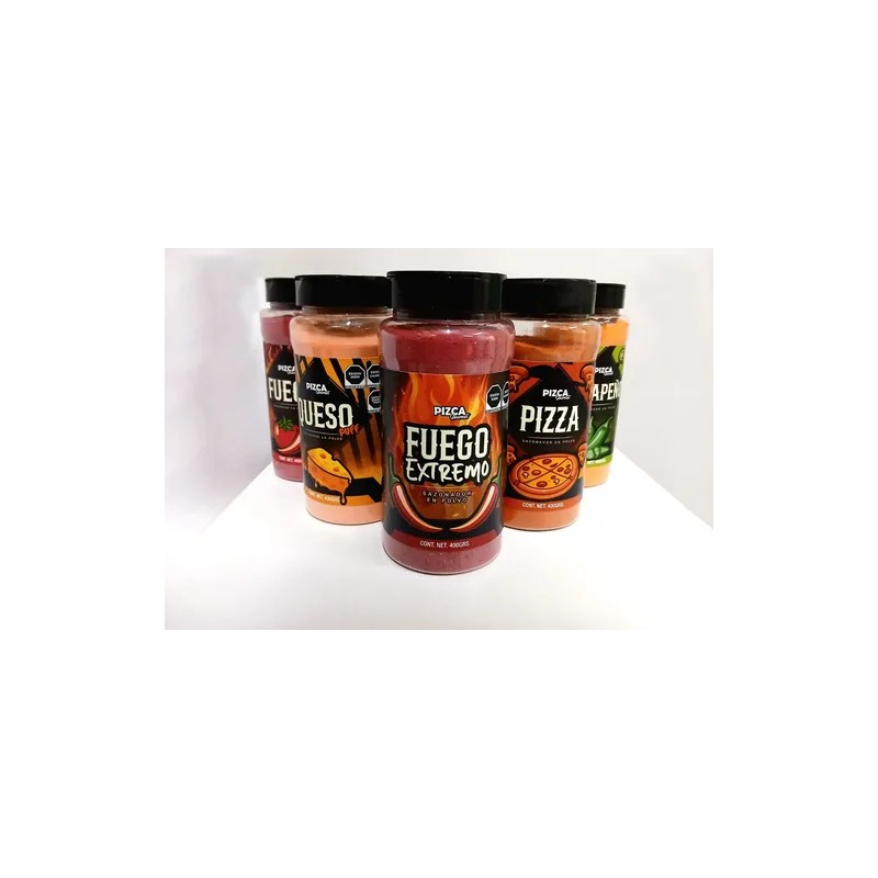 Pizca Polvo Sazonador 400gr Sabor Fuego