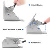 Moendergo 4PCS Table Leg Folding Brackets, 90° Folding Furniture Leg