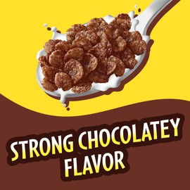 Cocoa PEBBLES Chocolatey Cereal, Gluten Free Rice Crunch, To-Go Snack, 2.0 OZ Individual Cereal Cup (Pack of 12)