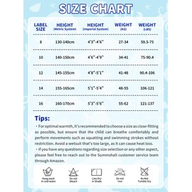 2.5mm Neoprene Wetsuit for Boys, Shorty Thermal One-Pieces Wet Suit Swimsuits, Wetsuits for Kids Youth, Kids Wetsuits for Surfing,Snorkeling,Canoeing,Spearfishing