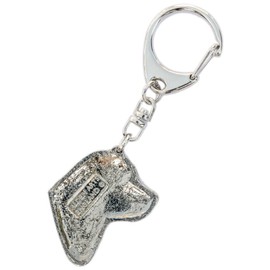 ラブラドールレトリバー（ヘッド） イギリス製 アート ドッグ キーホルダー コレクション