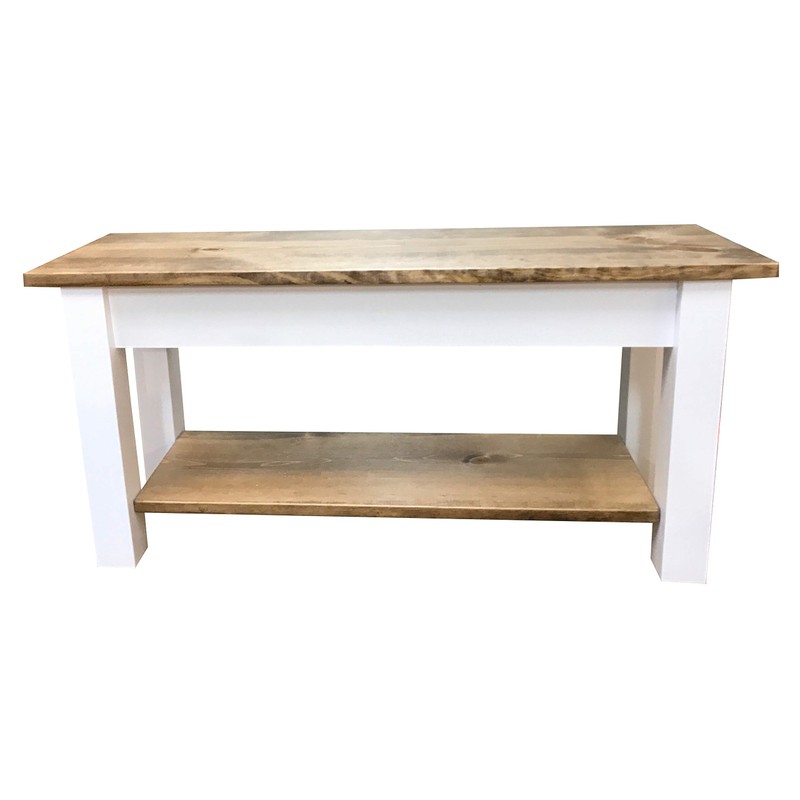 Ezekiel and Stearns Ambler Bench with Shelf (48)