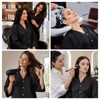 Salon Client Gown Capes, Hair Stylist Smock with 2 Pockets,