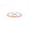 Silver Smile – 18k Gold Vermeil Half Moon Stacking Ring