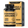 Vitamina C Capsulas Potenciada Con Antioxidantes Y Anti-inflamatorios, Jengibre, Equincea,