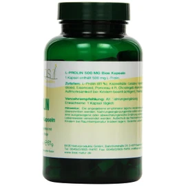 Organic L-Prolin 500 mg, 100 Capsules, 1 Pack (1 x 61 g)