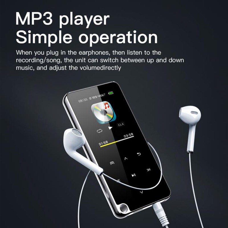 MP3 Player Bluetooth 5.2 Built in HD Speaker HiFi Sound
