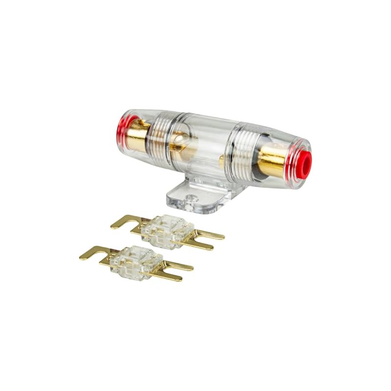 tomzz Audio 5800-055 Mini ANL Fuse Holder Transparent for Cables