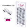 Volume Eyelashes, 10D, 0.07 mm, D curl, 13 mm, Volume