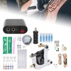 Coil Tattoo Machine Kit Clip Cord Foot Pedal Power Supply