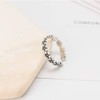 SNORSO Blossom Flowers Adjustable Rings for Women Interwined Flowers Boho