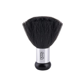 PONIK'S PROFESSIONAL - Neck Brush | Hairdressing Accessories | Hairdressing Brush | Soft Hair Brush | Neck Brush | with Ergonomic Handle | Black