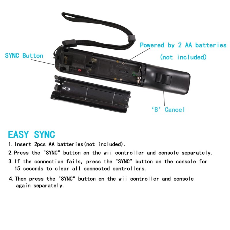 Wii Remote Controller,Wii Controller With Nunchuck Compatible with Wii/Wii U