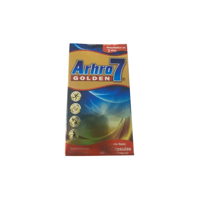 Arhro 7 Golden 30 Cápsulas Ener Green Sin Sabor