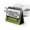Genuine Fred Daily Marquee Desktop Flipchart, 52 Witty Signs, Fun