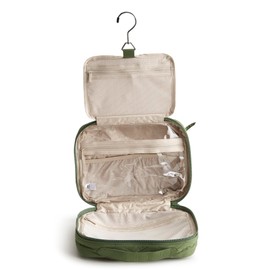 Vera Bradley Women's Polyester Twill Hanging Travel Organizer, Bronze Green