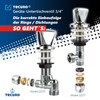 tecuro Device Undersink Valve with Backflow Preventer Inlet 1/2 Inch