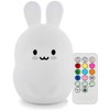 Tekemai Rabbit Night Light for Kids, Bedside Lamp for Children,
