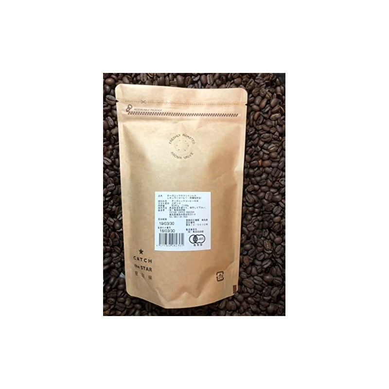 Organic JAS certified organic caffeinated coffee mild taste 5.3 oz