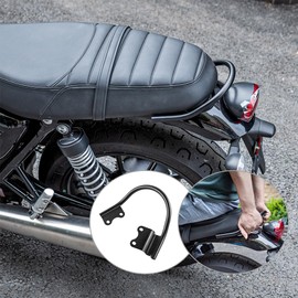 Fayedenicy Rear Passenger Seat Hand Grab Bar Rail Tail Handle Bracket Pillion Armrest Black for Triumph Street Twin 900 (2016-2022) Speed Twin 900 (2023-2024) Motorcycle Rear Luggage Support