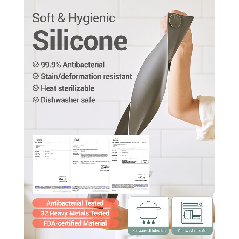 23 inches 100% Premium Silicone Kitchen Sink Splash Guard -