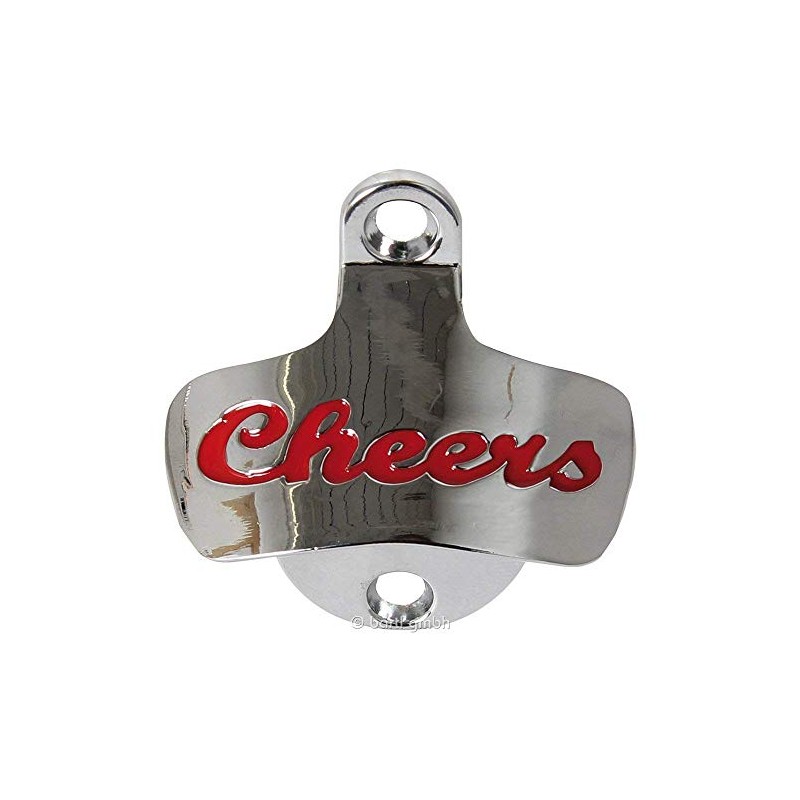 Décapsuleur mural cHEERS en métal
