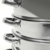 Xuthusman 26cm 5 Tier Stainless Steel Food Steamer Meat Vegetable
