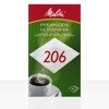 'Melitta filter paper coffee filter 200 x PYRAMID 206 (White)
