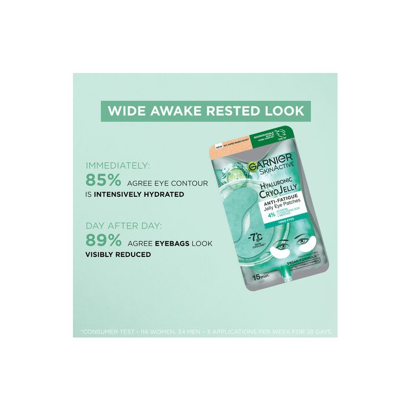 Garnier Hyaluronic CryoJelly Anti-fatigue Eye Mask
