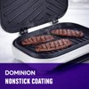 Dominion 2-Serving Classic Plate Electric Indoor Grill and Panini Press,