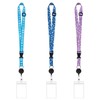 3-Piece Card Set Lanyard, Retractable Lanyard, Waterproof Lanyard, Work Permit