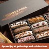 Fathers Day Cookies Gift Basket - 12 Gourmet Chocolate Covered