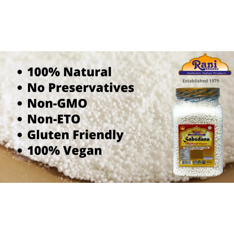 Rani Sabudana (Sago) Papad White 14oz (400g)