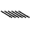 6 Pcs Tennis Racket Vibration Dampeners Long Buckle Tennis Racquet