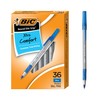 BIC Round Stic Grip Xtra Comfort Blue Ballpoint Pens, Medium