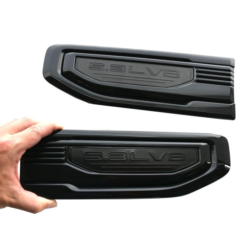 Pair Custom Kit 5.3L V8 Vent Emblems 3D Badge Left