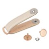 Orbitkey SFLO-2-OVOVBK Key Holder, Leather, Key Case, Key Cover, Key