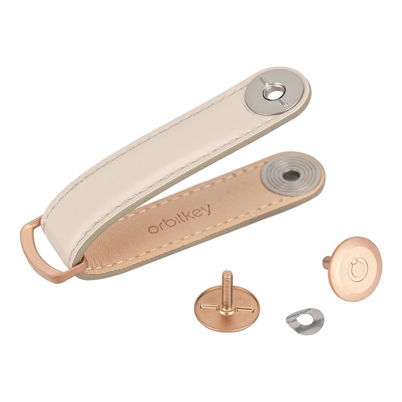 Orbitkey SFLO-2-OVOVBK Key Holder, Leather, Key Case, Key Cover, Key