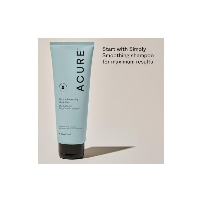 Acure Acondicionador nutritivo que aplaca el frizz, los cabellos sueltos