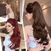 XIXISNOW Curly Ponytail Extension for Women 24'' Synthetic Heat Resistant