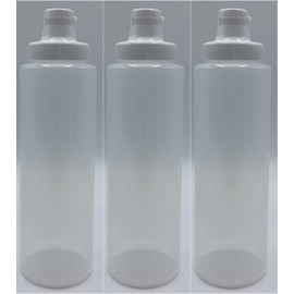 Botellas dispensadoras rellenables de gel para ultrasonido vacías de 250 ml, de Therapist's Choice®, 3 unidades