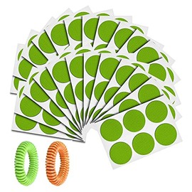 Juego repelente de mosquitos de verano para niños y adultos 180 Uds De parches para mosquitos y 2 uds De muñequeras impermeables para mosquitos para  