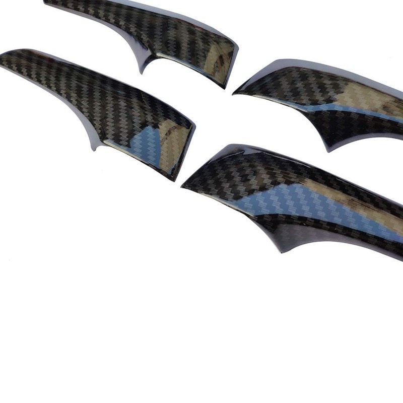 ruihe 4pc Carbon Fiber Color Inner Door Open Handle Cover