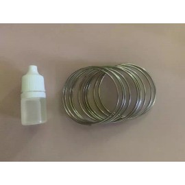 Kester Soldering Supplies Kit, Kester Silver Solder Alloy & Flux. 100" .040