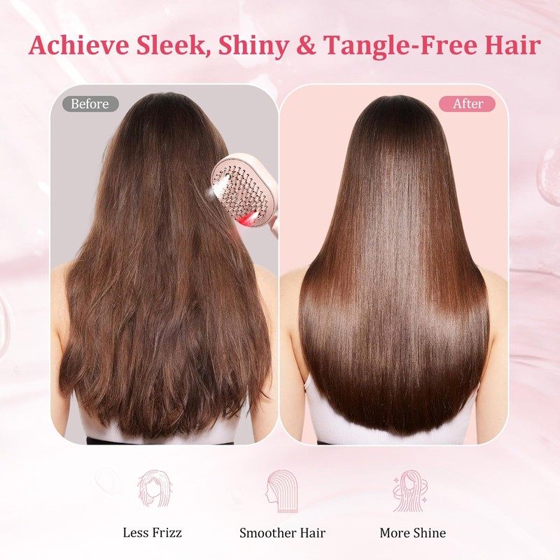 Electric Spray Air Cushion Massage Comb, Anti-Static & Frizz Brush