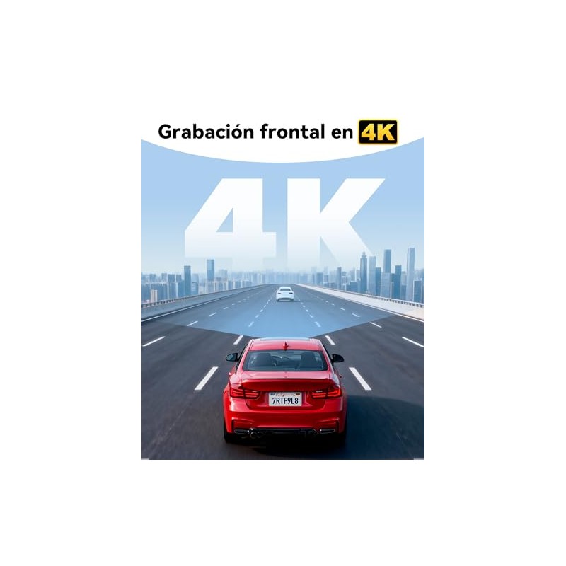 REDTIGER F9 Lite-N 4K Dash CAM Frontal, ADAS, cámara de