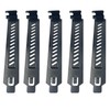 10PCS Black PCI Slot Covers,Dust Filter Bracket Expansion Blanking Plate