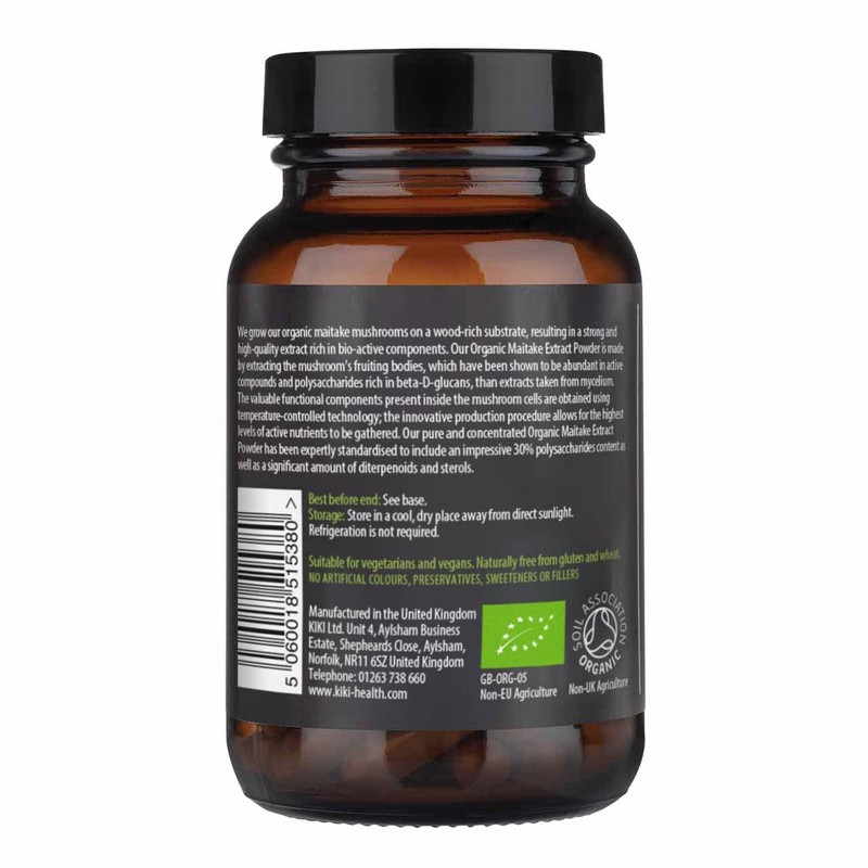 KIKI Health Organic Maitake Extract Mushroom Powder | Antioxidants Rich