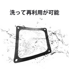 Silver Stone SilverStone PC Case Fan Dustproof Magnet Mesh Fan Filter for 120mm Black SST-FF123B Pack of 3